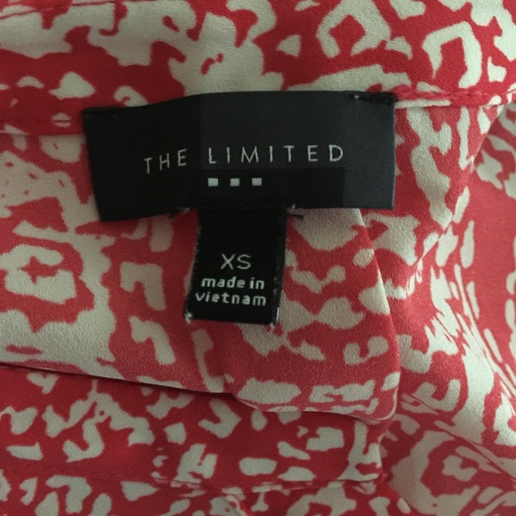 The Limited red and white paisley Sleeveless Top - Picture 8 of 8